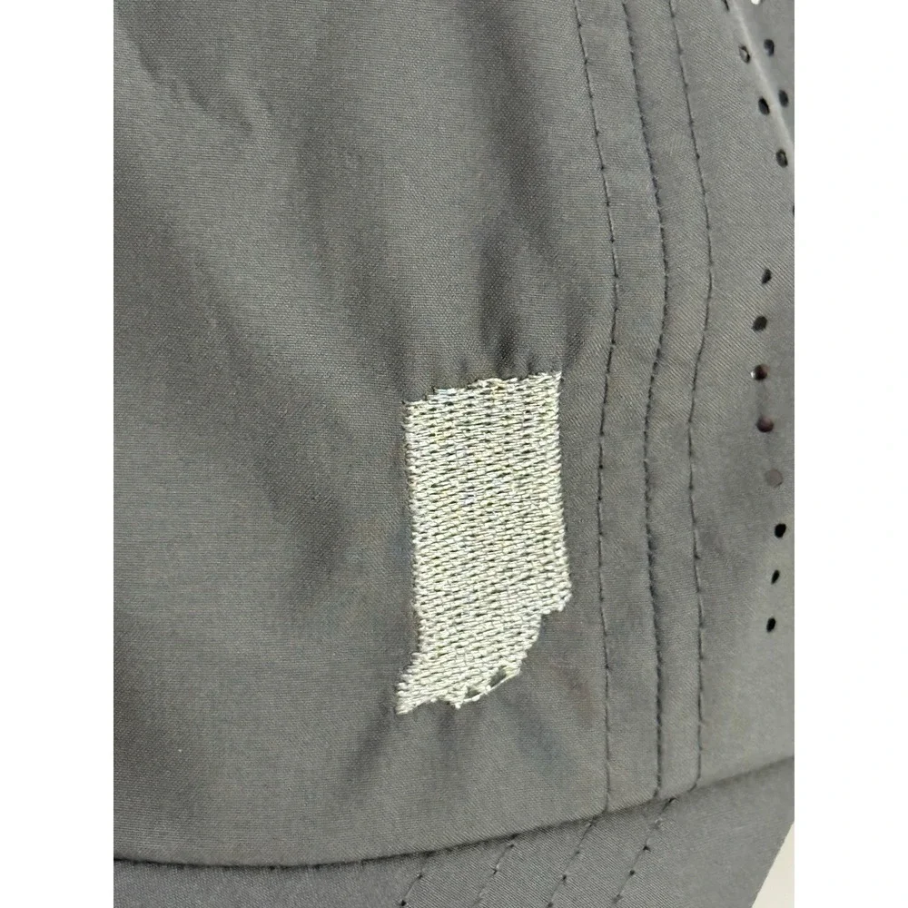 VIMHUE Hat Cap Strap Back Women's sz 57 Gray Mesh Ponytail adjustable Indiana
